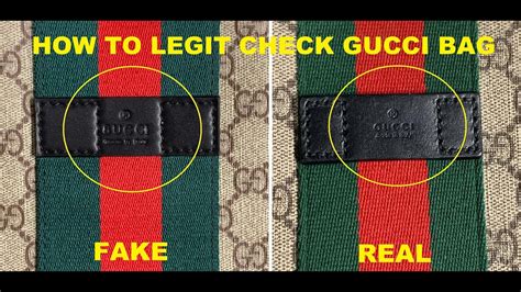 portafoglio gucci uomo fake|how to check Gucci handbags.